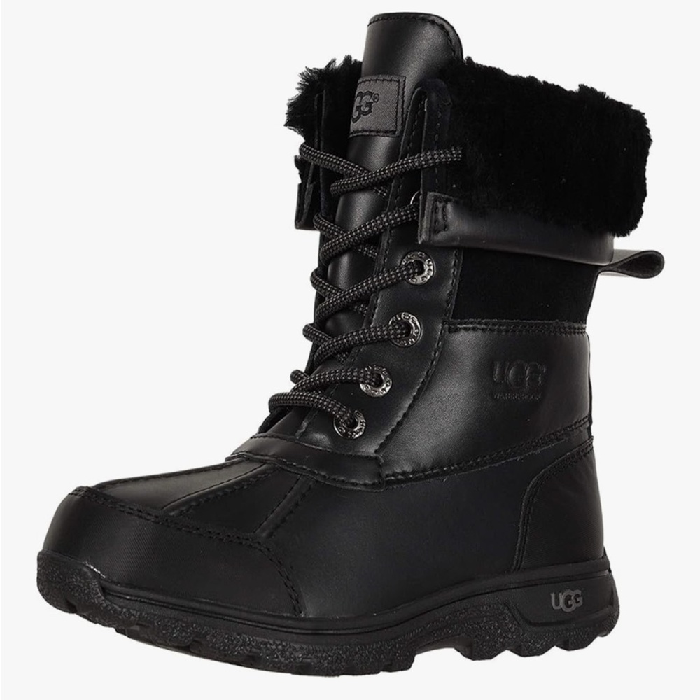 UGG Black Fur-Lined Boots